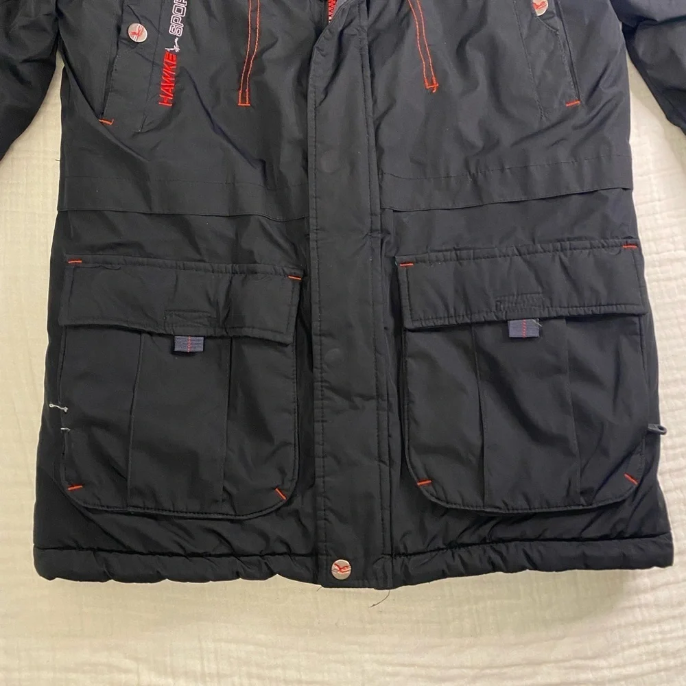 Boys Hawke and Co Winter‎ 3 in 1 System Sport Jacket Coat Black Size 10/12